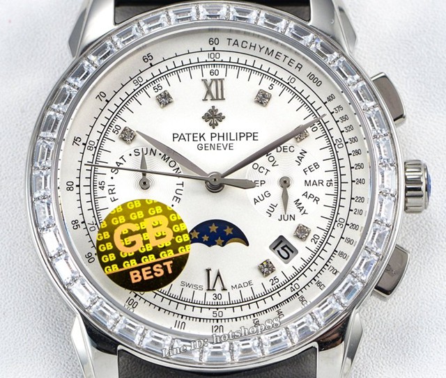 百达翡丽男士腕表 Patek Philippe小牛皮表带男表 超强防水 gjs1082